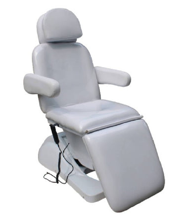 DeluxeClinicBedTPB17FrontAngleViewWhite