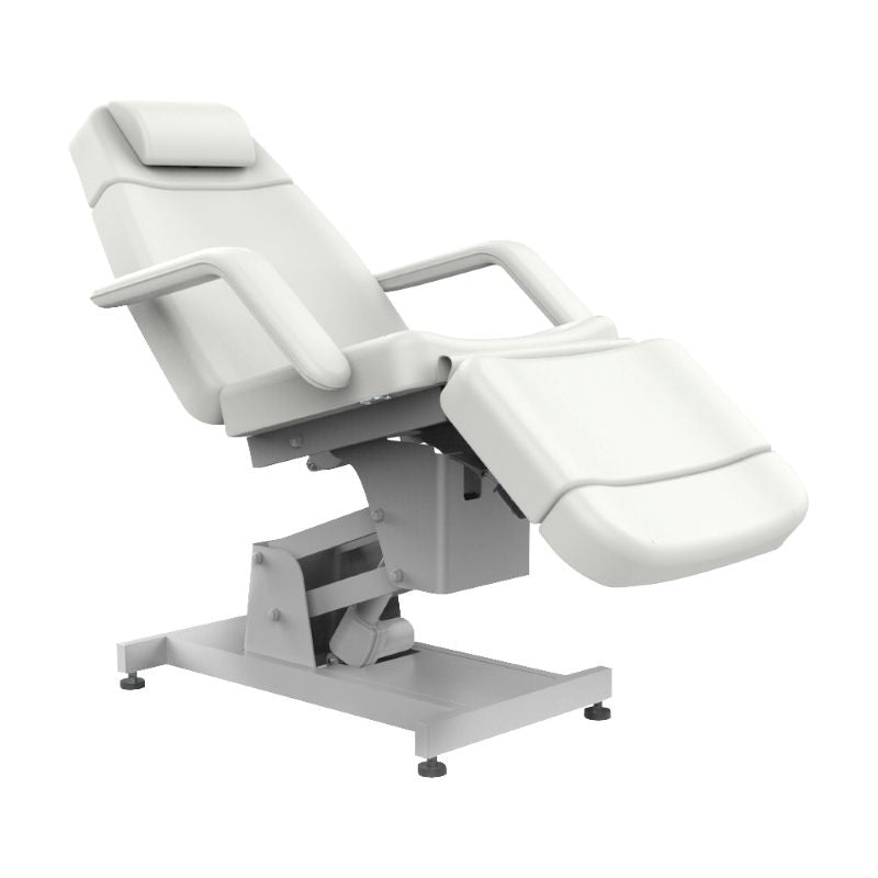 KarmaInvercargillElectricBeautyBedWhiteFrontAngleView