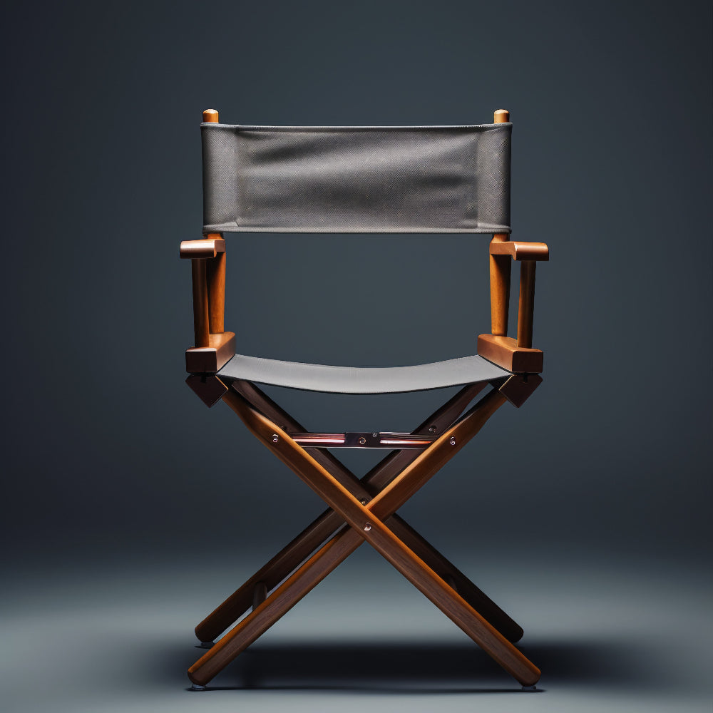 Professional black foldable makeup artist chair with headrest suitable for Australian MUA studio and mobile use.