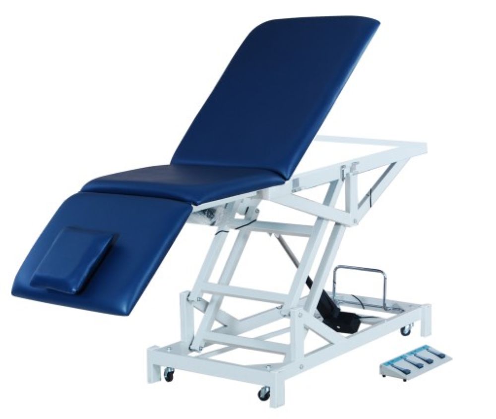3-Section1-ElectricTreatmentTableCouchAstralis1FrontAngleViewBackReclined