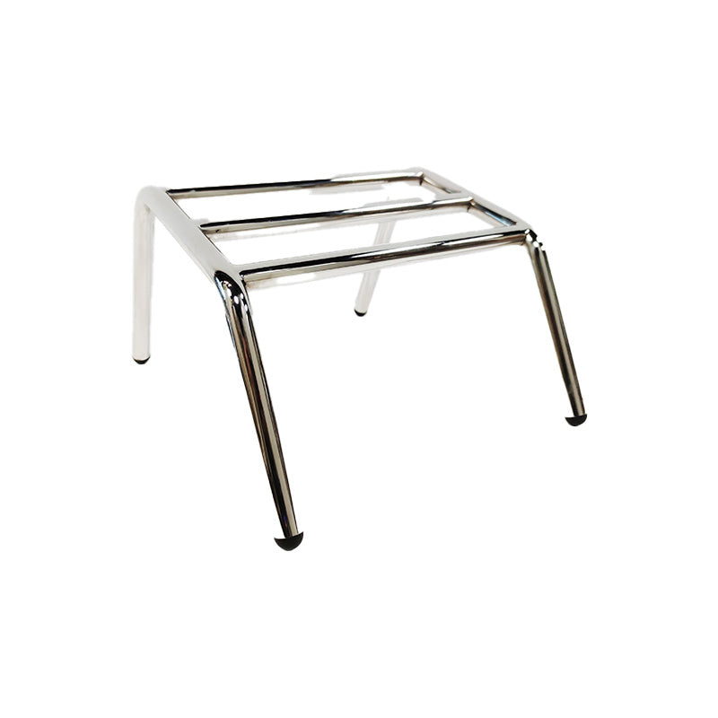 Stainless steel three bar salon footrest for professional barber chairs