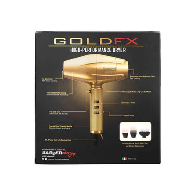 BabylissProGoldFXHairDryerBackofBox