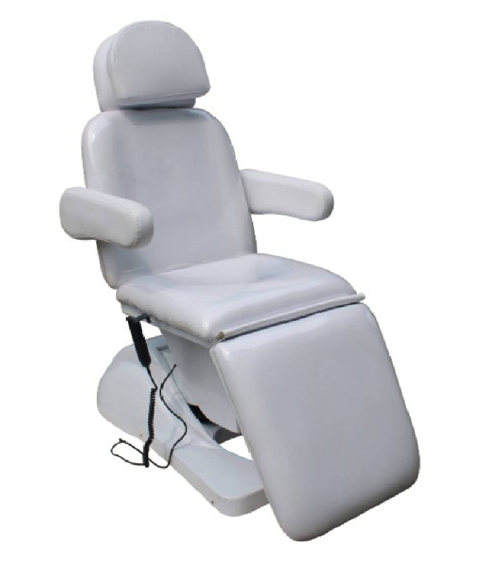 DeluxeClinicBedTPB17FrontAngleViewWhite