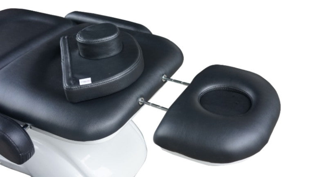 DeluxeClinicBedTPB17HeadrestBlack