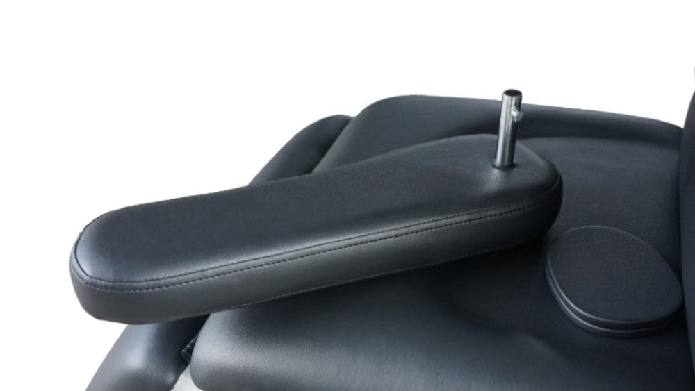 DeluxeClinicBedTPB17HeadrestRemovableBlack