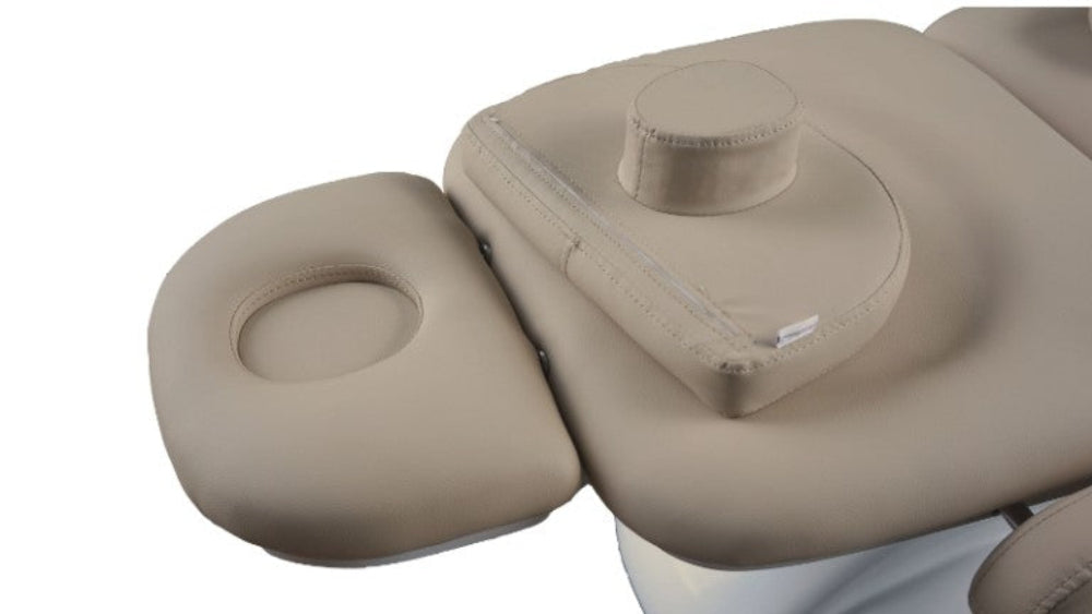 DeluxeClinicBedTPB17RemovableHeadrestLatte