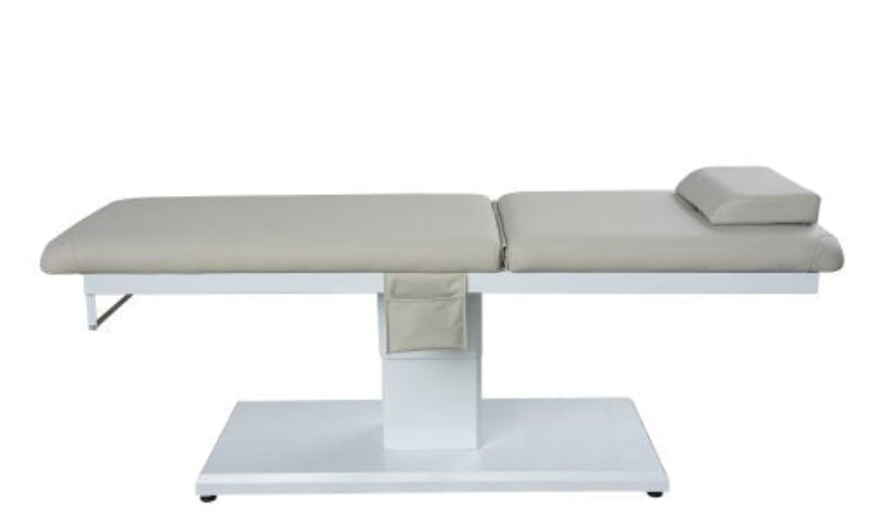 ElevateProElectricTreatmentBedBE27FlatSideViewLatte