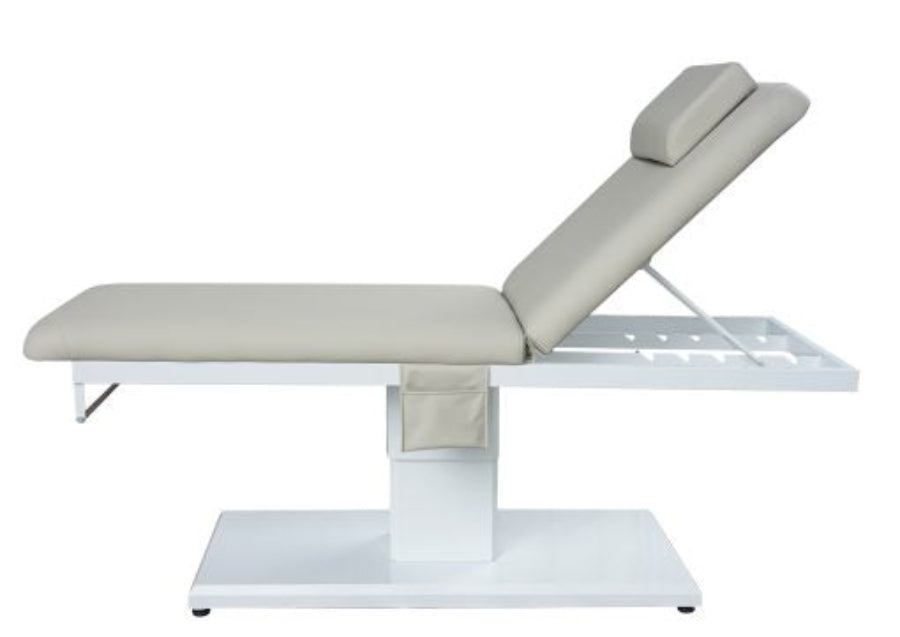 ElevateProElectricTreatmentBedBE27SideViewLatte