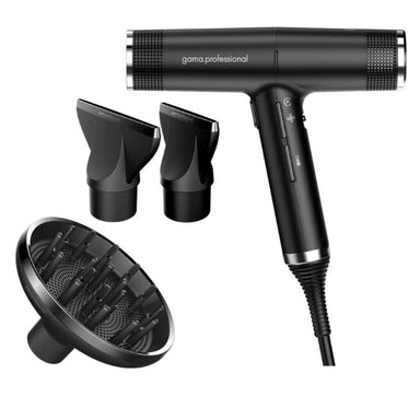 GamaProfessionaliQPerfettoHairDryer_BlackSideView