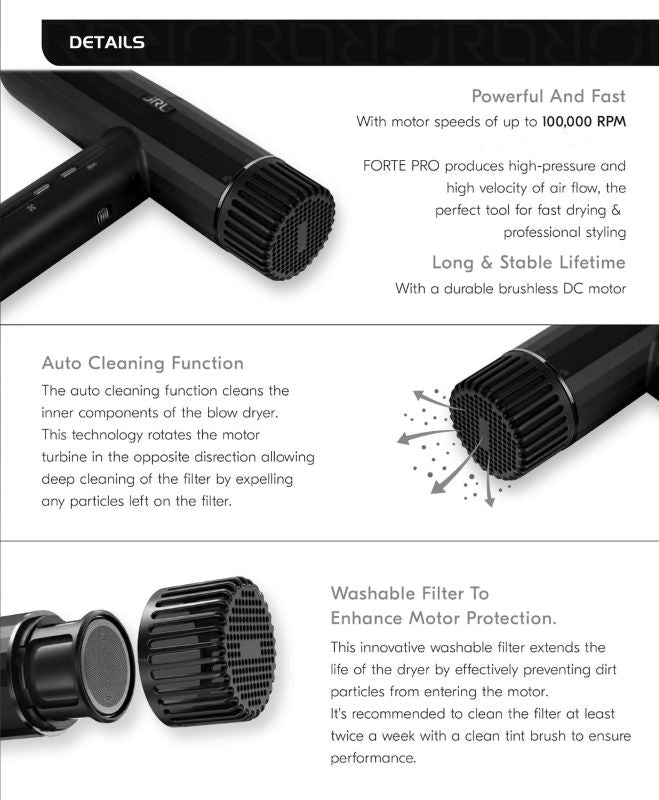 JRL2020HForteProHairDryerFeatures2