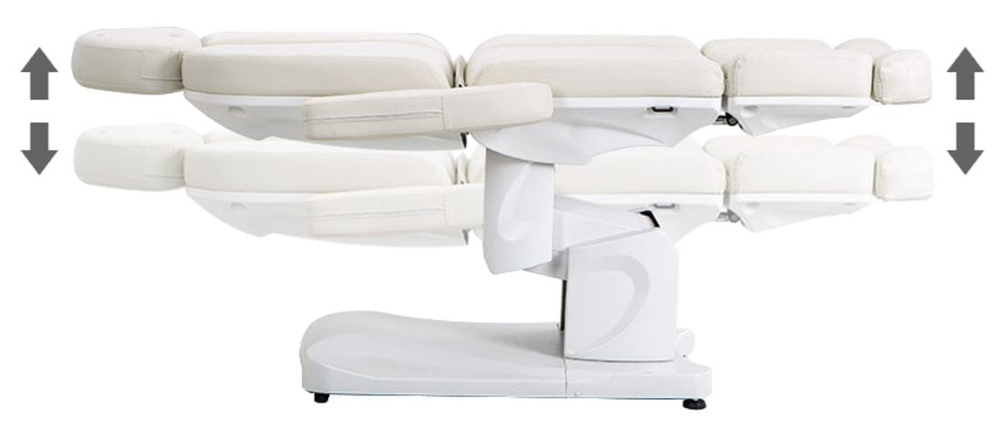 JoikenOpal011ElectricBeautyBedSideViewWhite