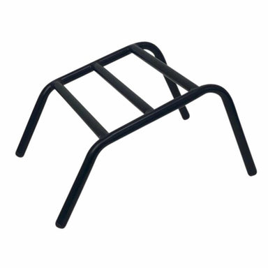 Joiken_3_Bar_Footrest_Black_Front_Angle_View