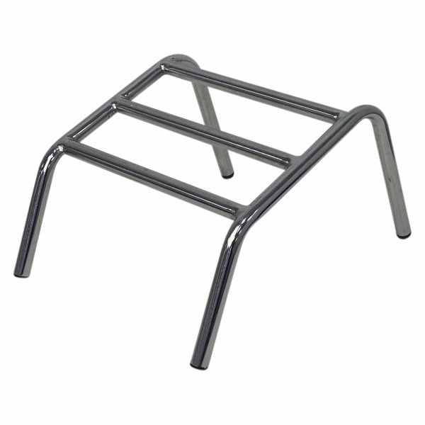 Joiken_3_Bar_Footrest_Chrome_Front_Angle_View