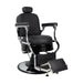 KARMAASCOTBARBERCHAIRFrontAngleViewBlack