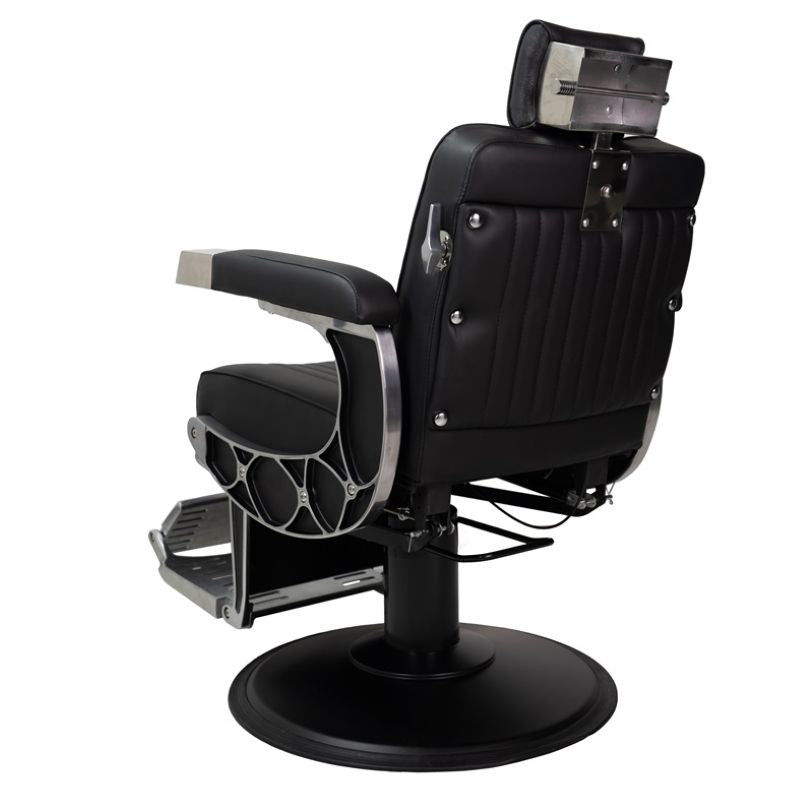 KARMACHANDLERBARBERCHAIRBackAngleViewBlack