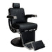 KARMACHANDLERBARBERCHAIRFrontAngleViewBlack