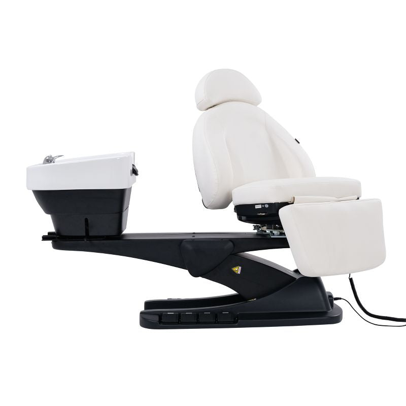 KARMA_SPRINGVALE_SHAMPOO_UNIT_Side_View_Chair_Turned_Outward_White