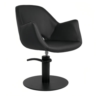 KarmaArmidaleSalonChairBlack_FrontAngleView