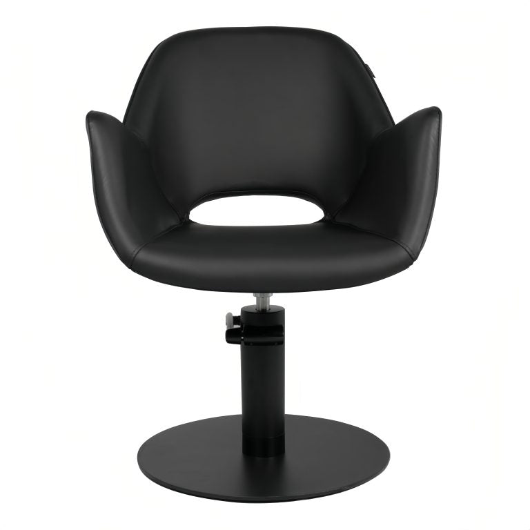 KarmaArmidaleSalonChairBlack_FrontView