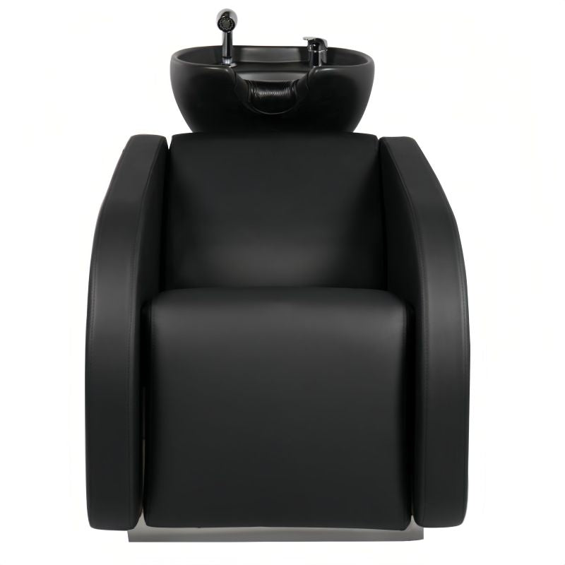 KarmaBallaratShampooBasinUnitBlack_FrontView