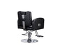 KarmaBatlowSalonChairBackAngleViewBlack