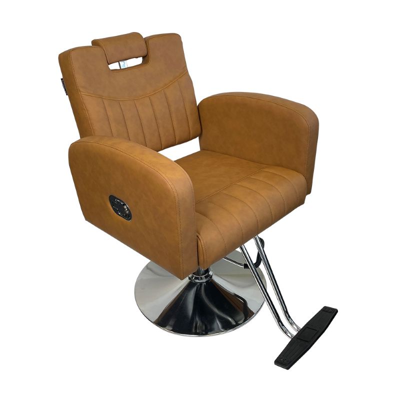 KarmaBatlowSalonChairFrontAngleViewTan
