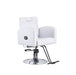 KarmaBatlowSalonChairFrontAngleViewWhite