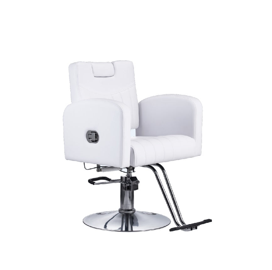 KarmaBatlowSalonChairFrontAngleViewWhite