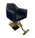 KarmaByronBaySalonChairFrontAngleViewBlack