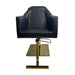 KarmaByronBaySalonChairFrontViewBlack