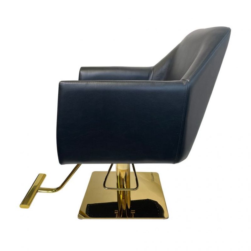 KarmaByronBaySalonChairSideViewBlack