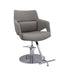 KarmaCessnockSalonChairGreigeFrontAngleView