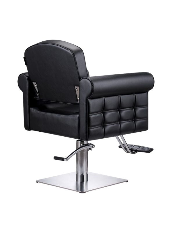 KarmaCoolacSalonChairBackAngleViewBlack