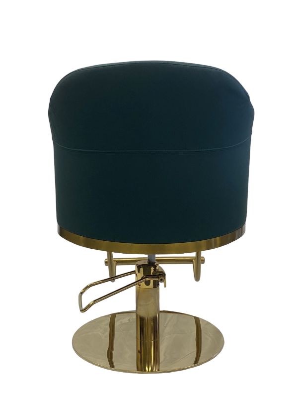 KarmaEdenSalonChairBackViewGreenGold