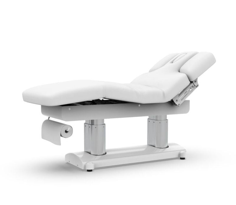 KarmaHuntervillePremiumBeautyBedWhiteFrontLeftAngleView