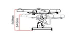 KarmaInvercargillElectricBeautyBedHeightDimensionsSideView