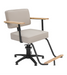 KarmaKingscliffeSalonChairFrontAngleViewGrey