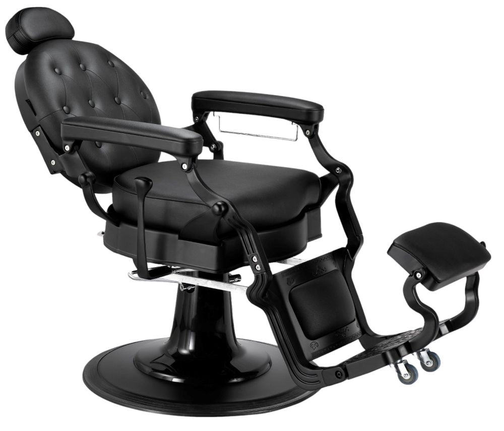 KarmaMackayBarberChair04140101FrontAngleViewBackrestTilted