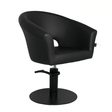 KarmaNundleSalonChairBlack_FrontAngleView