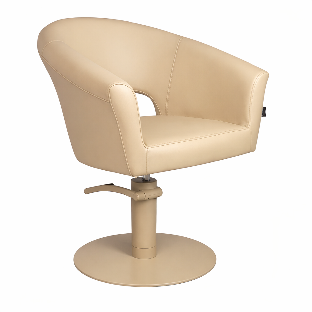KarmaNundleSalonChairChampagne_FrontAngleView