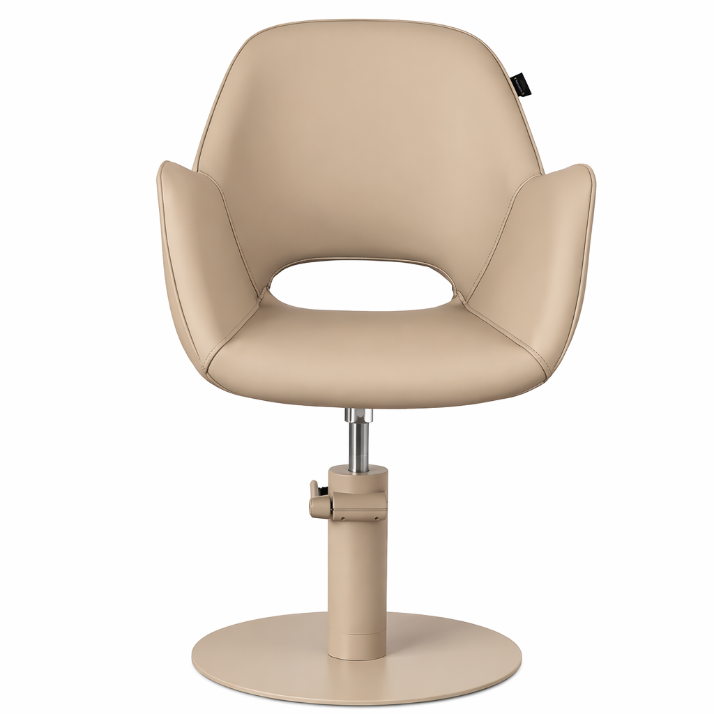 KarmaNundleSalonChairChampagne_FrontView