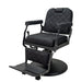 KarmaPaddingtonBarberChairLeftFrontAngleViewBlack