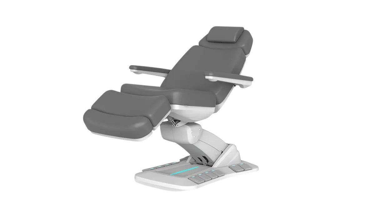 KarmaQueenstownPremiumBeautyBedCharcoal09142410FrontAngleViewLeftSide