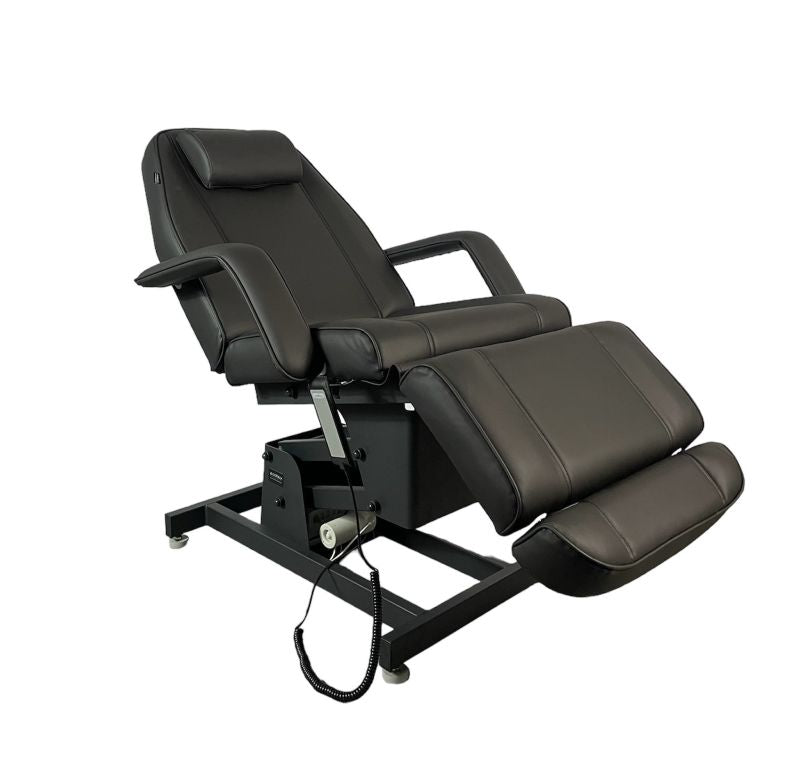 KarmaRotoruaElectricBeautyBedFrontAngleViewBlack
