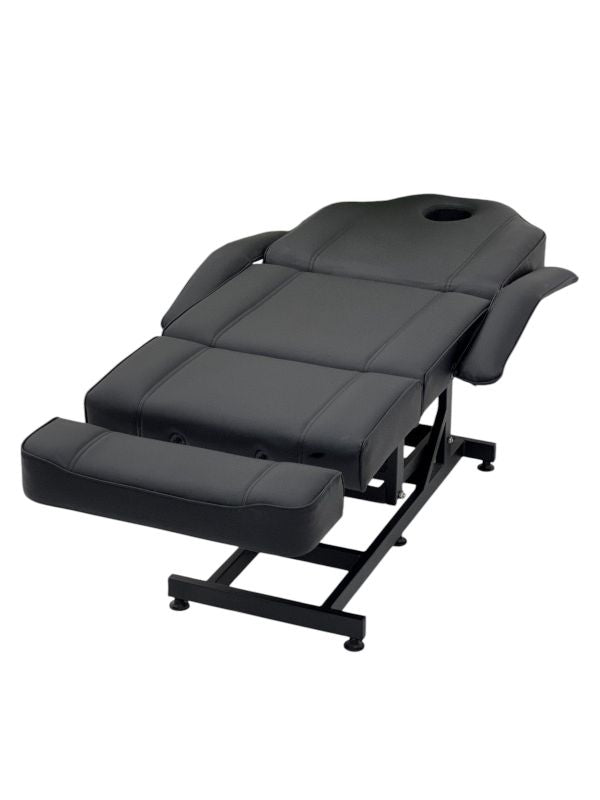 KarmaTaupoHydraulicBeautyBedFrontAngleViewFlatBlack