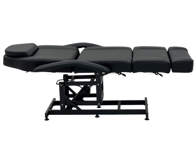 KarmaTaupoHydraulicBeautyBedSideViewFlatBlack