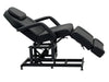 KarmaTaupoHydraulicBeautyBedSideViewTiltBlack