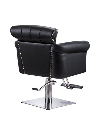KarmaThredboSalonChairBackAngleViewBlack