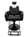 KarmaTumutRecliningSalonChairBlackFrontView