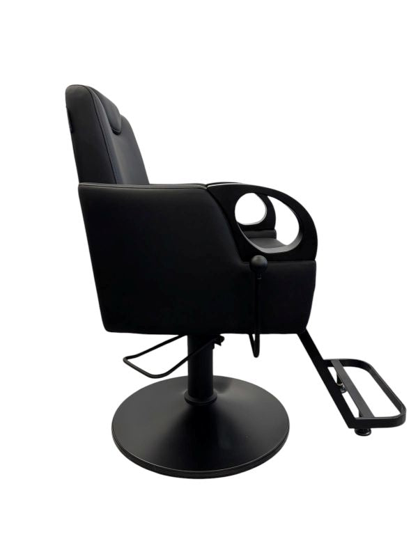 KarmaTumutRecliningSalonChairBlackSideView